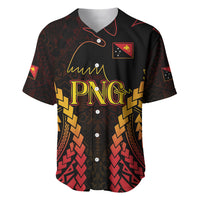 Custom Papua New Guinea Cricket Baseball Jersey Go Barramundis LT9 Black - Polynesian Pride