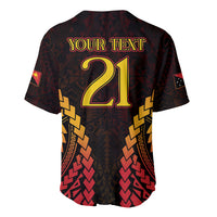 Custom Papua New Guinea Cricket Baseball Jersey Go Barramundis LT9 - Polynesian Pride