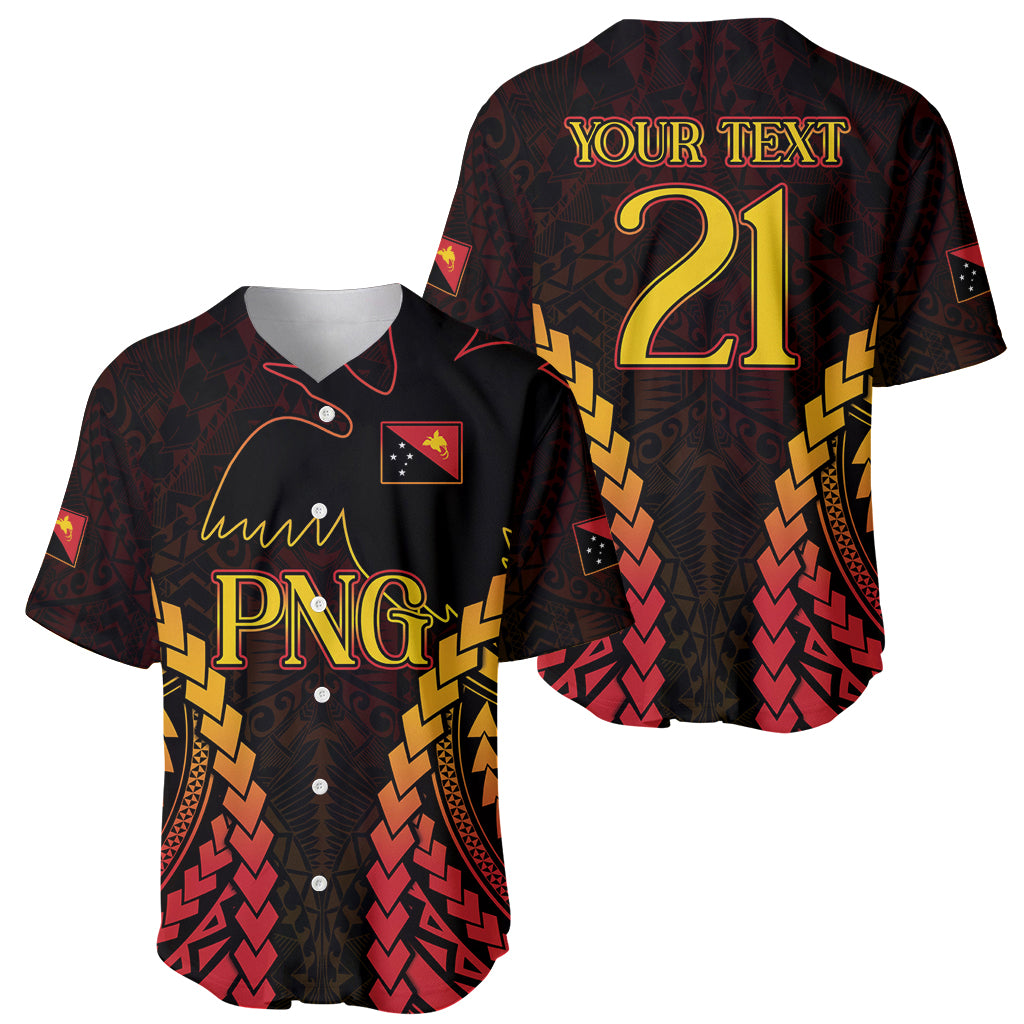 Custom Papua New Guinea Cricket Baseball Jersey Go Barramundis LT9 - Polynesian Pride