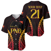 Custom Papua New Guinea Cricket Baseball Jersey Go Barramundis LT9 - Polynesian Pride
