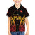 Custom Papua New Guinea Cricket Family Matching Puletasi and Hawaiian Shirt Go Barramundis