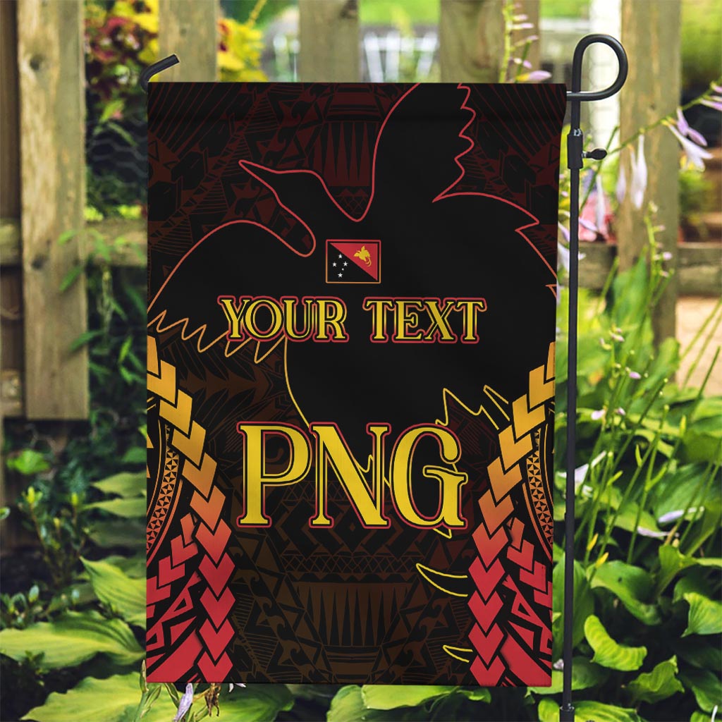 Custom Papua New Guinea Cricket Garden Flag Go Barramundis LT9 Garden Flag Black - Polynesian Pride