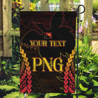 Custom Papua New Guinea Cricket Garden Flag Go Barramundis LT9 Garden Flag Black - Polynesian Pride