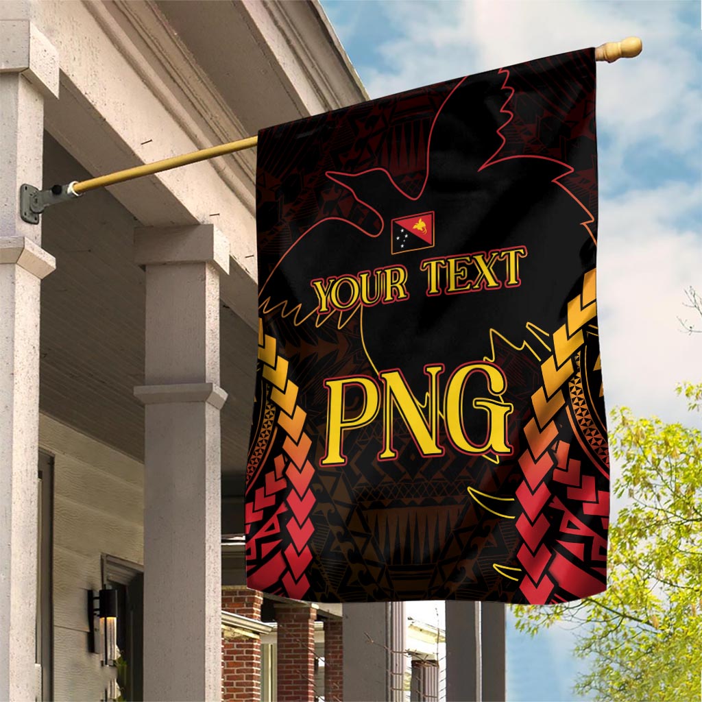 Custom Papua New Guinea Cricket Garden Flag Go Barramundis LT9 House Flag Black - Polynesian Pride