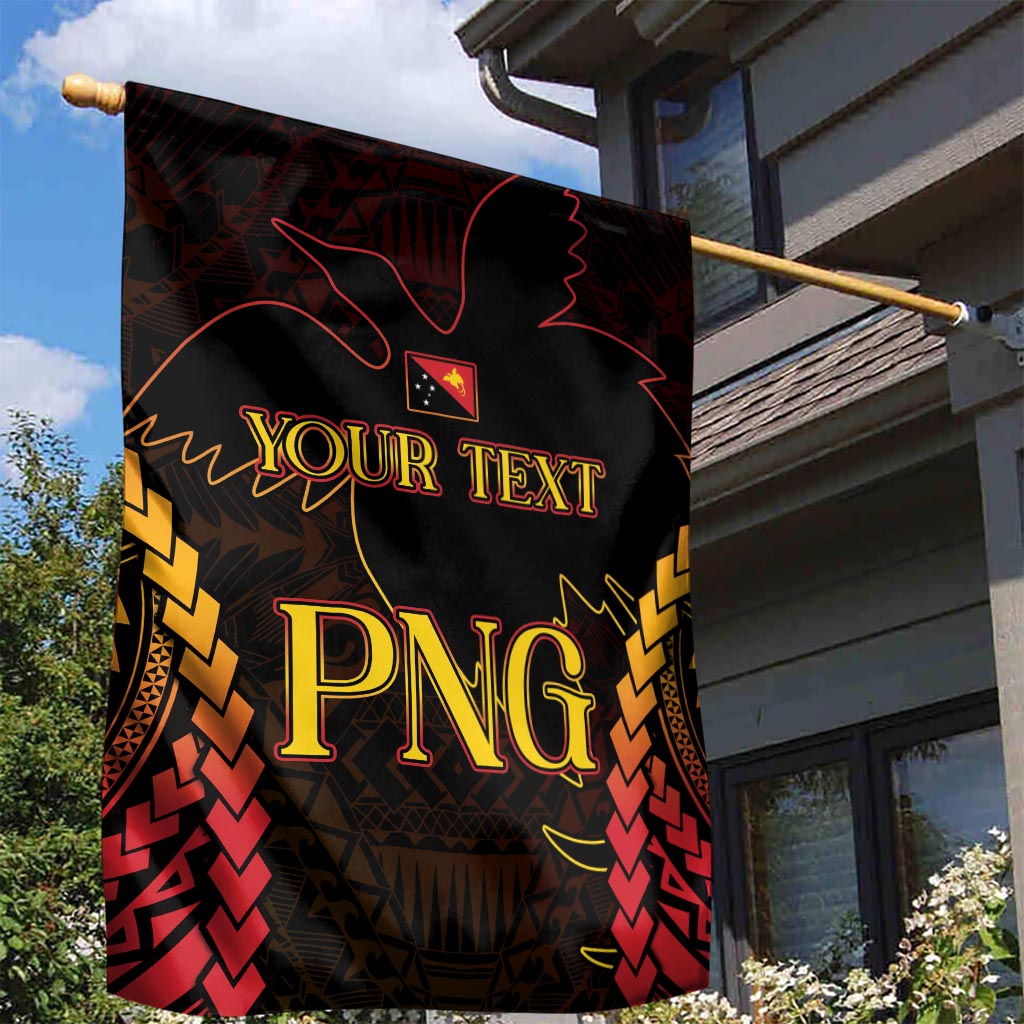 Custom Papua New Guinea Cricket Garden Flag Go Barramundis LT9 - Polynesian Pride