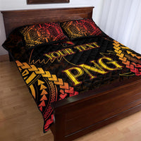 Custom Papua New Guinea Cricket Quilt Bed Set Go Barramundis LT9 - Polynesian Pride