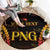 Custom Papua New Guinea Cricket Round Carpet Go Barramundis