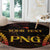 Custom Papua New Guinea Cricket Round Carpet Go Barramundis