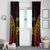 Custom Papua New Guinea Cricket Window Curtain Go Barramundis