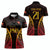 Custom Papua New Guinea Cricket Women Polo Shirt Go Barramundis