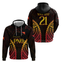 Custom Papua New Guinea Cricket Zip Hoodie Go Barramundis LT9 - Polynesian Pride