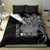 Custom Papua New Guinea Cricket Bedding Set Tribal Bird of Paradise Tattoo