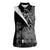 Custom Papua New Guinea Cricket Women Sleeveless Polo Shirt Tribal Bird of Paradise Tattoo