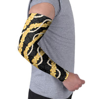 Aloha Melemele Hibiscus Pikake Lei Arm Sleeves Hawaiian Quilt Pattern LT9 - Polynesian Pride