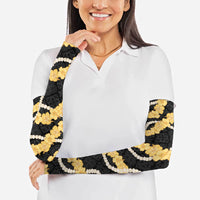 Aloha Melemele Hibiscus Pikake Lei Arm Sleeves Hawaiian Quilt Pattern LT9 - Polynesian Pride