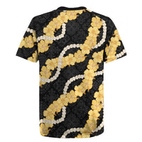 Aloha Melemele Hibiscus Pikake Lei Rugby Jersey Hawaiian Quilt Pattern LT9 - Polynesian Pride