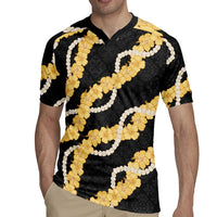 Aloha Melemele Hibiscus Pikake Lei Rugby Jersey Hawaiian Quilt Pattern LT9 - Polynesian Pride