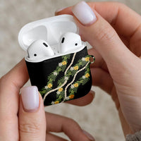Puakenikeni Anthurium Pikake Lei AirPods Case Hawaiian Quilt Pattern LT9 - Polynesian Pride