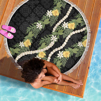Puakenikeni Anthurium Pikake Lei Beach Blanket Hawaiian Quilt Pattern LT9 - Polynesian Pride