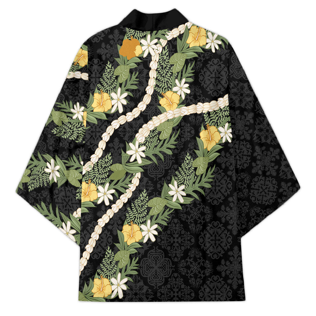 Puakenikeni Anthurium Pikake Lei Kimono Hawaiian Quilt Pattern LT9 - Polynesian Pride