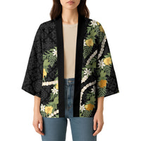 Puakenikeni Anthurium Pikake Lei Kimono Hawaiian Quilt Pattern LT9 - Polynesian Pride