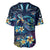 Plumeria Turtles Traditional Tribal Baseball Jersey