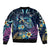 Plumeria Turtles Traditional Tribal Bomber Jacket