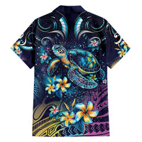 Plumeria Turtles Traditional Tribal Hawaiian Shirt LT9 - Polynesian Pride