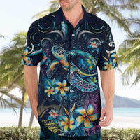 Plumeria Turtles Traditional Tribal Hawaiian Shirt LT9 - Polynesian Pride