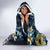 Plumeria Turtles Traditional Tribal Hooded Blanket