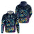 Plumeria Turtles Traditional Tribal Hoodie