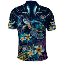 Plumeria Turtles Traditional Tribal Polo Shirt LT9 - Polynesian Pride