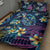 Plumeria Turtles Traditional Tribal Quilt Bed Set