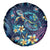 Plumeria Turtles Traditional Tribal Spare Tire Cover