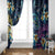 Plumeria Turtles Traditional Tribal Window Curtain