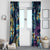 Plumeria Turtles Traditional Tribal Window Curtain