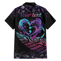 Personalised Your Life Matters Hawaiian Shirt Suicide Prevention Awareness Semicolon Heart LT9 - Polynesian Pride