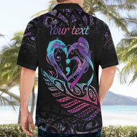 Personalised Your Life Matters Hawaiian Shirt Suicide Prevention Awareness Semicolon Heart LT9 - Polynesian Pride