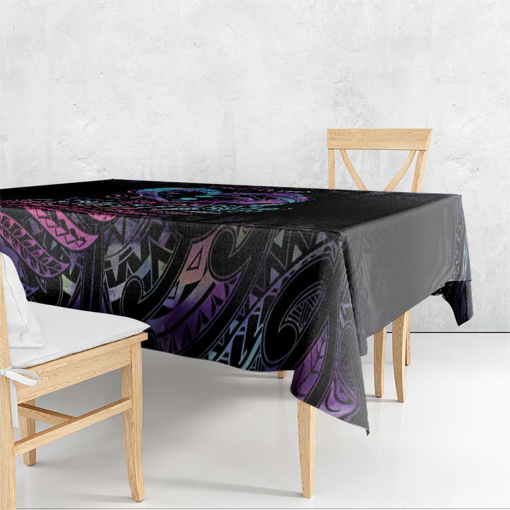 Personalised Your Life Matters Tablecloth Suicide Prevention Awareness Semicolon Heart LT9 - Polynesian Pride