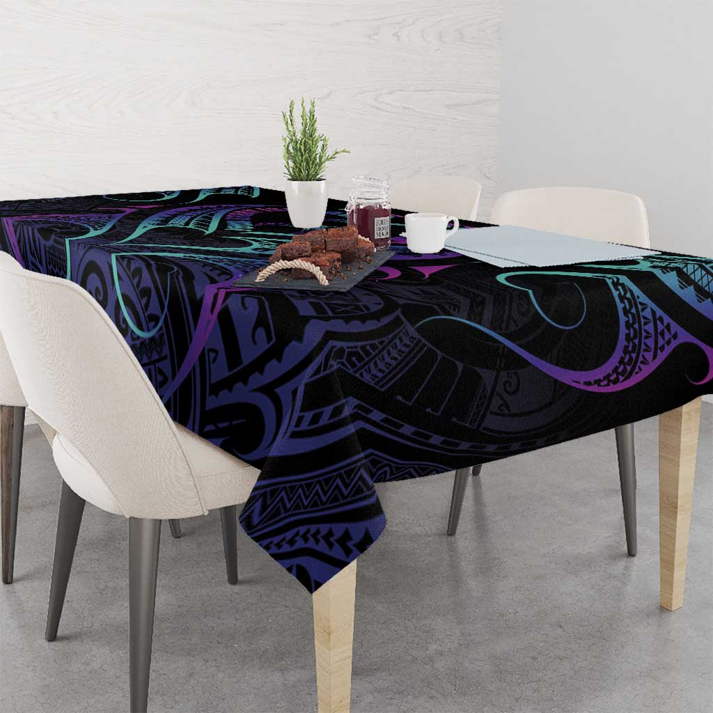 Personalised Your Story Isn't Over Tablecloth Suicide Prevention Awareness Semicolon Heart LT9 - Polynesian Pride
