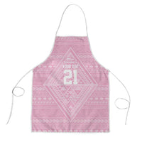 Custom New Zealand Basketball Indigenous Apron LT9 Pink - Polynesian Pride