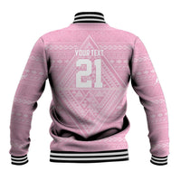 Custom New Zealand Basketball Indigenous Baseball Jacket LT9 - Polynesian Pride
