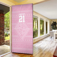 Custom New Zealand Basketball Indigenous Door Cover LT9 - Polynesian Pride