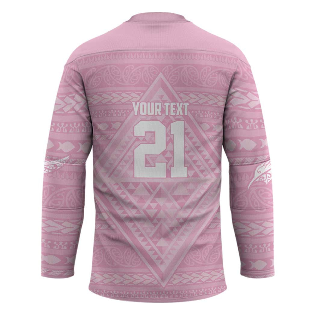 Custom New Zealand Basketball Indigenous Hockey Jersey LT9 - Polynesian Pride