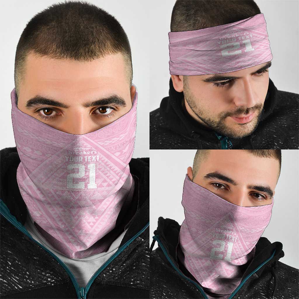 Custom New Zealand Basketball Indigenous Neck Gaiter LT9 - Polynesian Pride