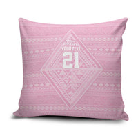 Custom New Zealand Basketball Indigenous Pillow Cover LT9 Pink - Polynesian Pride