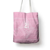 Custom New Zealand Basketball Indigenous Tote Bag LT9 - Polynesian Pride