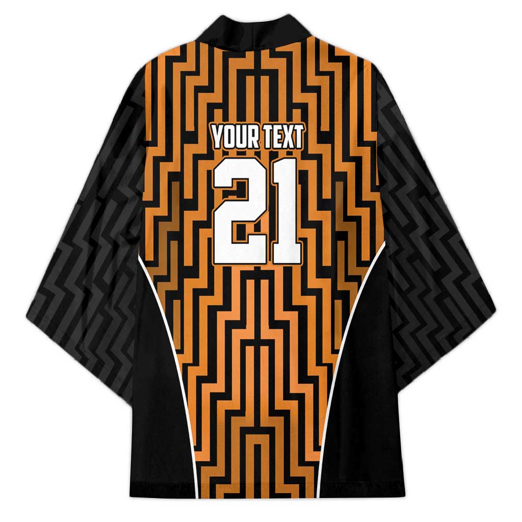 Custom Basketball New Zealand Kimono Gold Maori Ta Moko Indigenous LT9 - Polynesian Pride