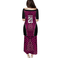 Custom Basketball New Zealand Puletasi Pink Maori Ta Moko Indigenous LT9 - Polynesian Pride