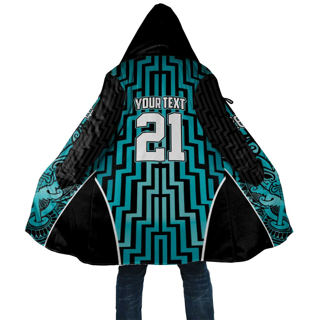 Custom Basketball New Zealand Cloak Teal Maori Ta Moko Indigenous LT9 Unisex Teal - Polynesian Pride